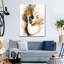 Guitare en bois Splash sur toile-81748874