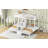 Twin Over Twin & Twin Bunk Bed With Built-In Staircase And Storage Drawer,White