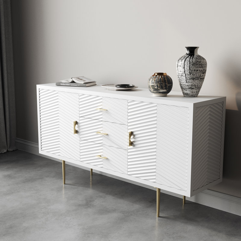 ARMOIRE L 60 po. ARISTA, Blanc