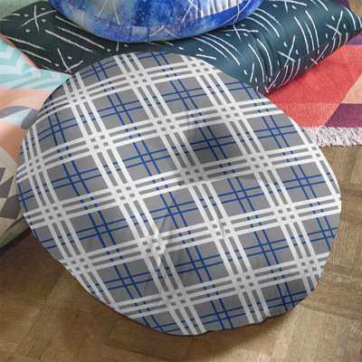 Housse de coussin ronde de luxe en forme de ballon de football de Seattle