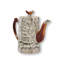 1930S Silver Shield Faux Bois Coffee Pot
