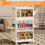 Bacs de rangement en plastique avec couvercles Contenants de rangement empilables avec roues, boîtes de rangement pliantes, bacs de rangement pliables, organisateurs de placard et rangement pour salon, bureau, dortoir-1389214505