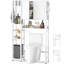 Armoire de rangement à 7 niveaux avec portes, organisateur de salle de bain avec tablette réglable-856111482