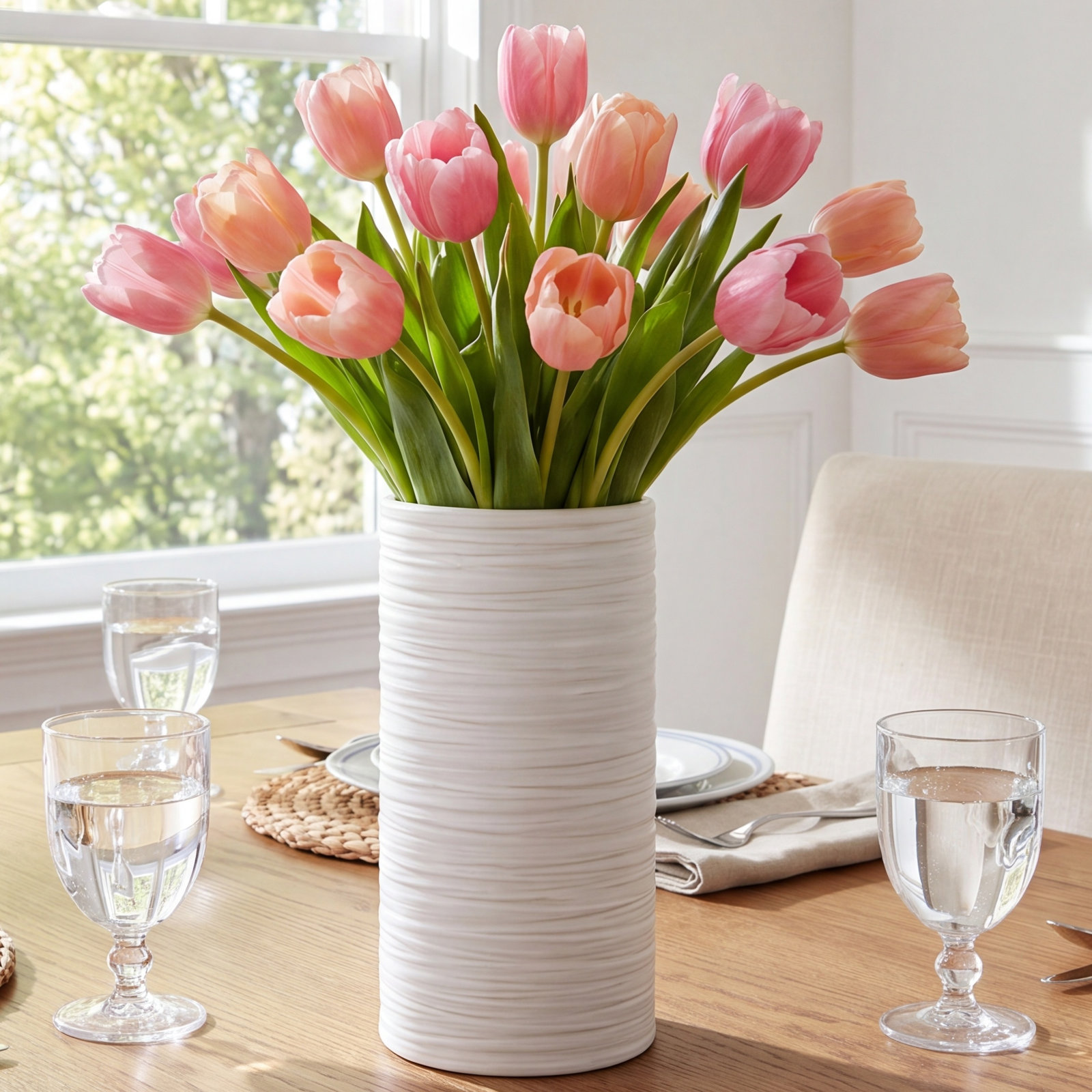 Canella 7'' Ceramic Table Vase