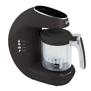 EVLA'S Baby Food Maker, Steamer, Blender, Baby Food Processor for Healthy Homemade Baby Food in Minutes, Touch Screen with 6 Reusable Food Pouches, Baby Registry Essential