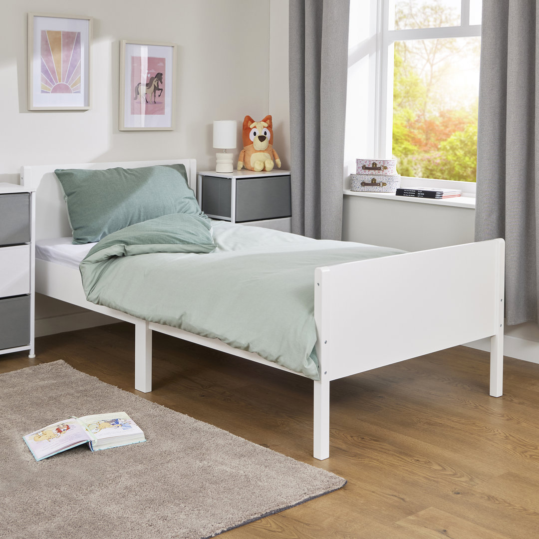 Kids White Single Bed