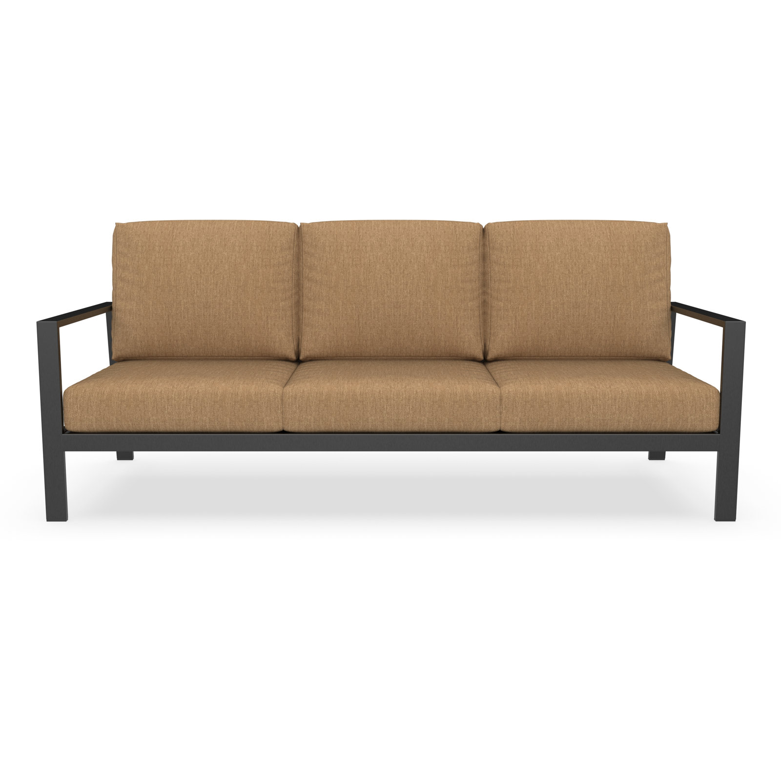 Townsend 80" Sunbrella® Patio Sofa, Sunbrella® Canvas Heather Beige, No, Bare / None