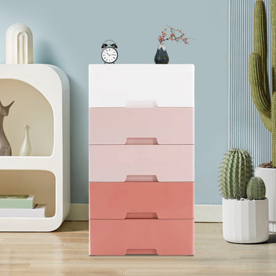 Large Capacity Organized Storage Cabinet Storage Cabinet With 5 Drawer
