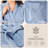 100% Cotton Terry Bathrobe（Lightblue）-448476650