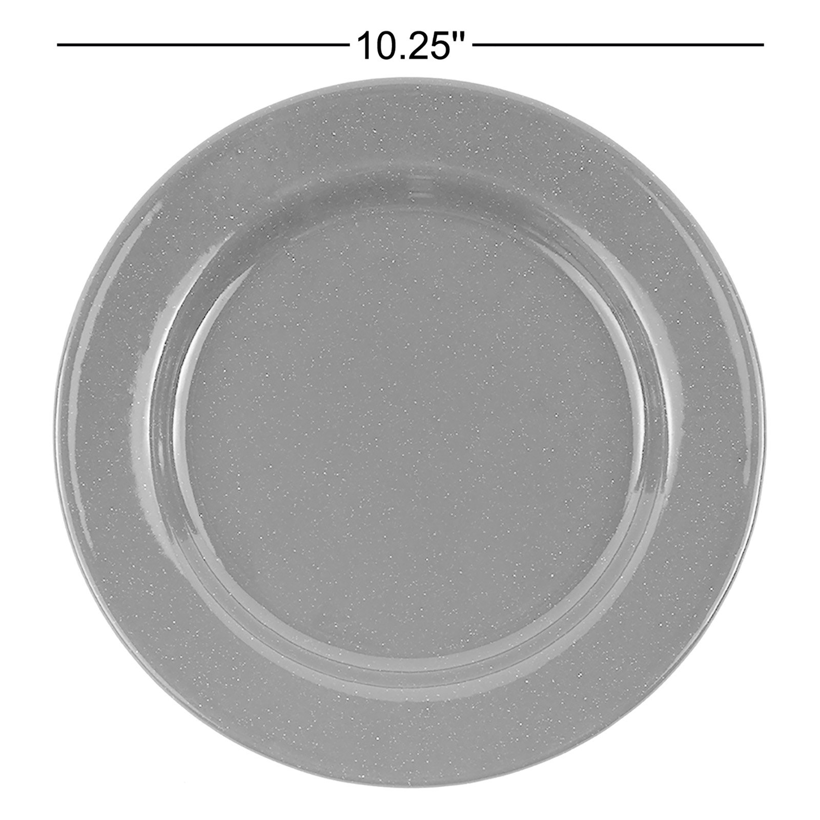 Crow Canyon Home Stinson 10" Dinner Plate, Black