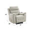 Fauteuil inclinable électrique Jincy