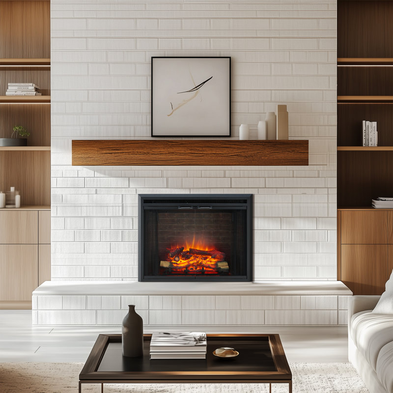 Foyer électrique encastrable Puraflame Breena, 22.44" H x 8.78" W x 8.78" D
