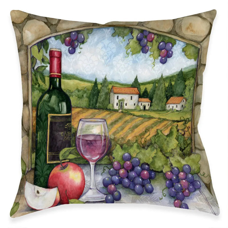 Coussin décoratif d'extérieur Vineyard Views