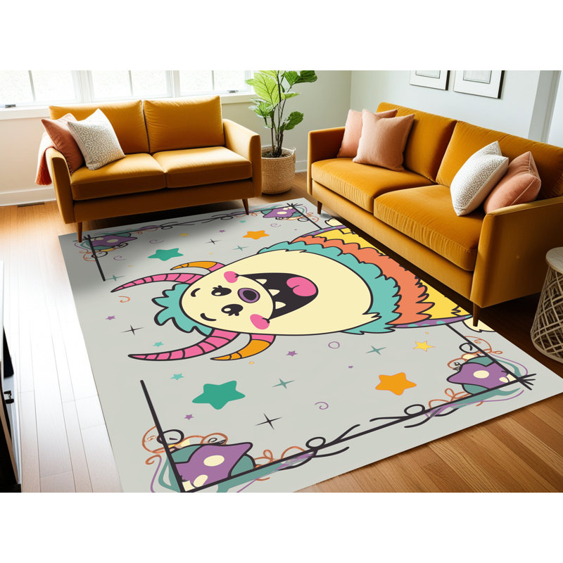 Tapis de Noël lavable The Holiday Aisle®, Rectangle 2 pi x 3 pi