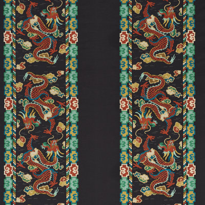 Lotan Dragon Embroidery Fabric