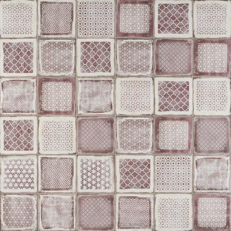 San Luis 7.87 in. x 7.87 in. Matte Porcelain Floor and Wall Tile (10.32 Sq. Ft. / Case), Rose