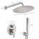 Dual Function Complete Shower System with Rough in-Valve