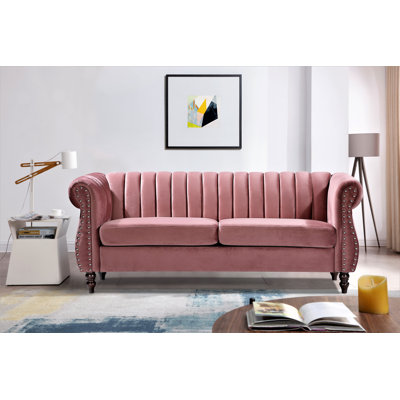 Chesterfield inspired 76.4 wide Sofa