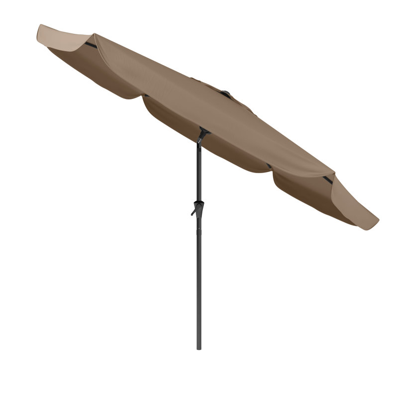 Parasol de marché de 10 pi Marinette, Brun sableux