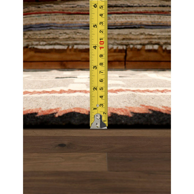 Canvello Reversible Wool Mocha Area Rug- 8'11'' X 12', Rectangle 8'11" x 12'
