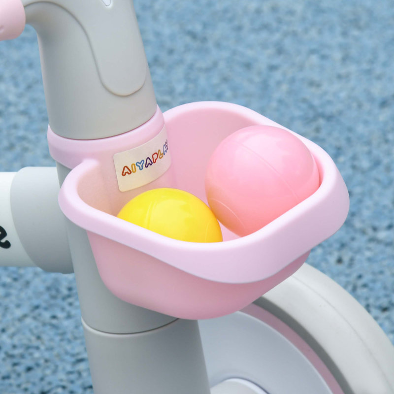HOMCOM Push/Pull Ride On, Pink