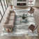 Pavelina Gray Modern Abstract Machine Washable Indoor Area Rug with Non-Slip Backing
