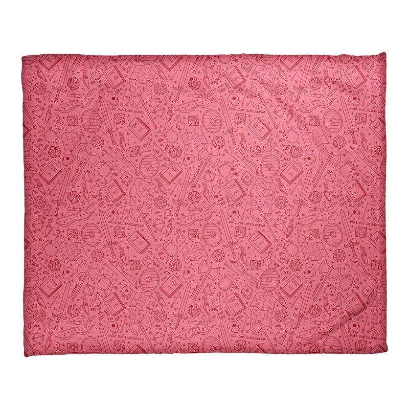 Couverture Katelyn Elizabeth RPG, l 52,5 po x L 62,5 po, Rouge
