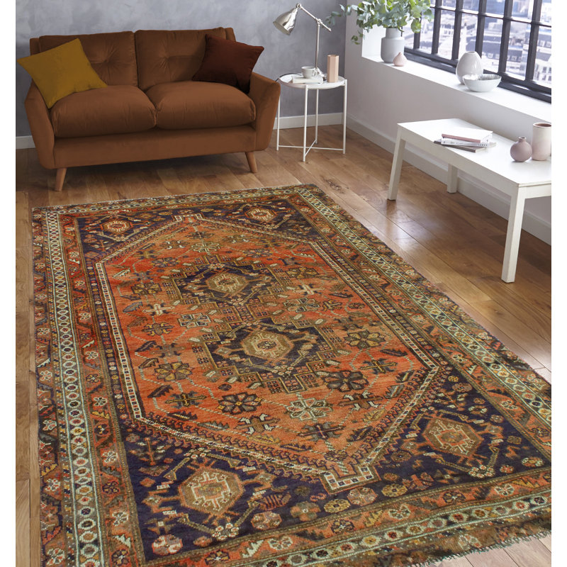 Fine Vintage Yousra Rust Rug