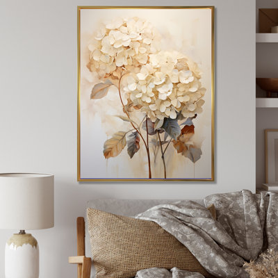 " Vintage Minimalism Hydrangea I "