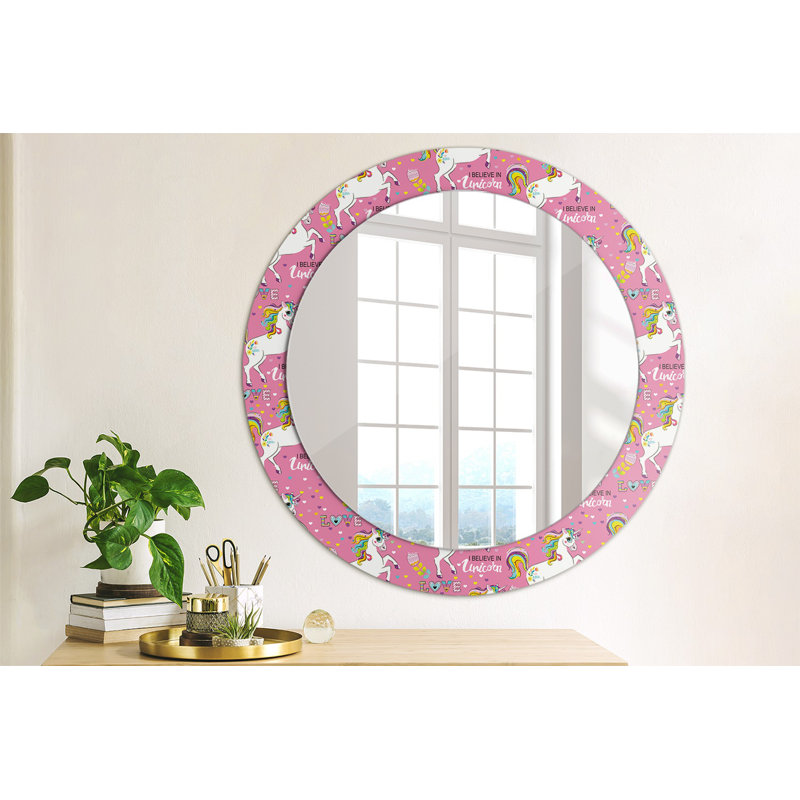 Huldar Glass Flat Wall Mirror, 70cm x 70cm