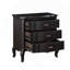 Table de chevet au fini noir antique-688378397
