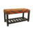 Wool Upholstered Storage Bench