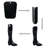 Luxdecor 16Pair (32Sheets) 16in Boot Shaper Form Inserts Boots Support for Boot Black-2100884468