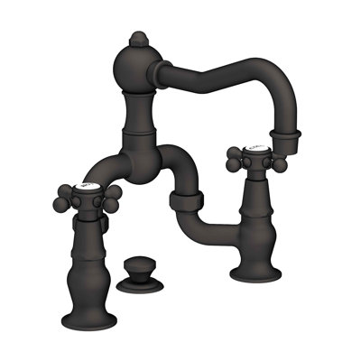 Chesterfield Bathroom Bridge Faucet with Drain Assembly