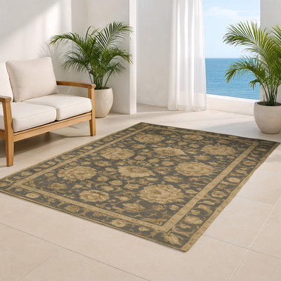Tapis d'intérieur et d'extérieur gris français