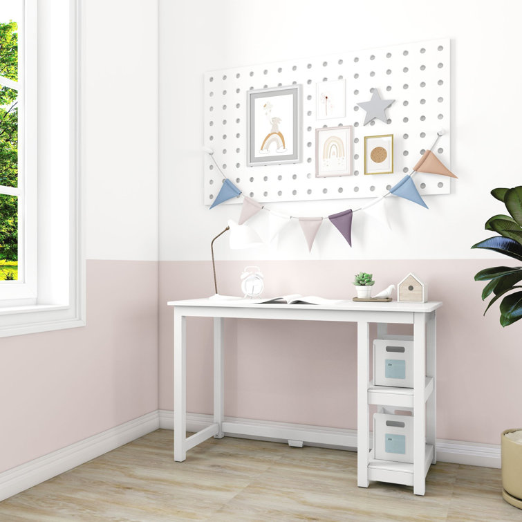 Medium Desk W/ Shelves K/D