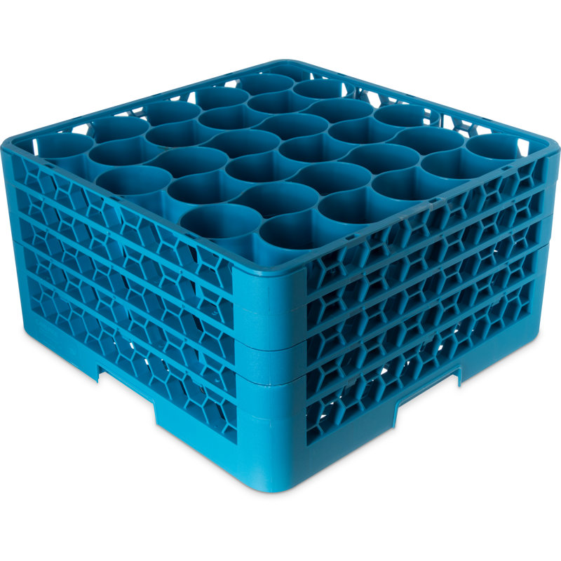 Carlisle Food Service Products 4 Shelf Dish, Glass & Flatware Rack
