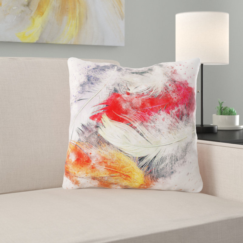 Outdoor Reversible Throw Pillow, Microsuede, Indoor