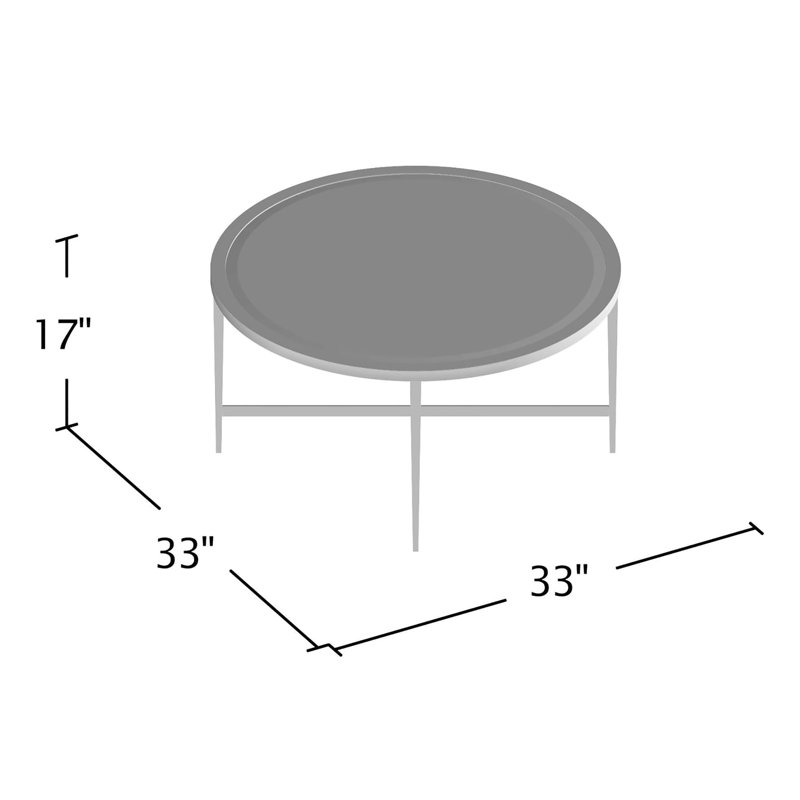Savanna Glass Top Single Coffee Table