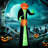 Pumpkin Head Ghost Inflatable