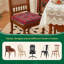 40 x 40cm Checkered Chair Cushion with PP Cotton Filling