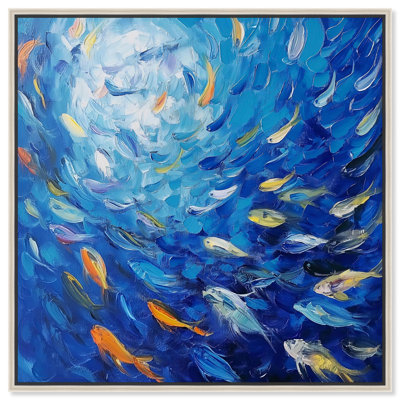 «Sea of Vibrant Tides», art côtier classique par Art Remedy