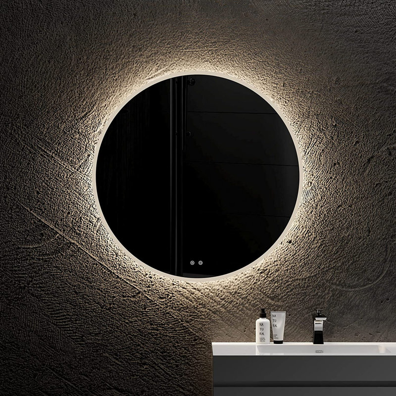 Miroir mural Elver, 31,5 po x 31,5 po