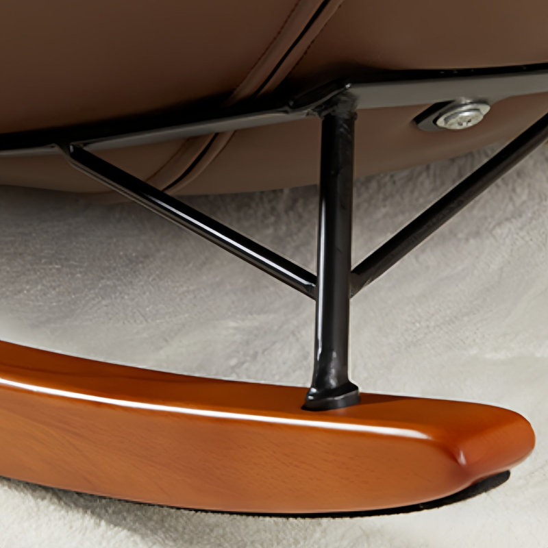 Chaise berçante moderne rembourrée
