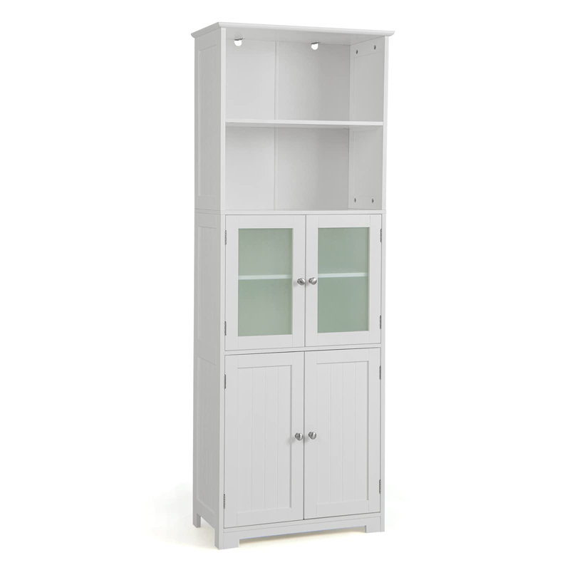 Lesmurdie Freestanding Linen Cabinet