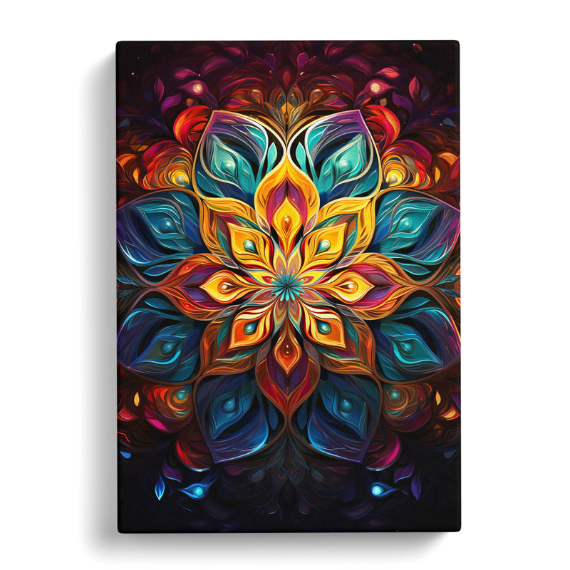 Mandala Abstract No.2 - Wrapped Canvas, 50cm H x 35cm W x 3cm D
