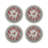Christmas Berries Red White Beaded Smooth Tabletop Set