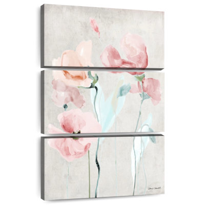 Coquelicots roses doux II