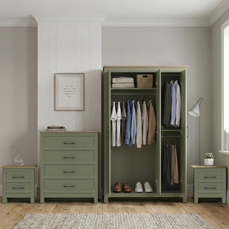 LIMESTONE Piece Bedroom Set, Kale Green