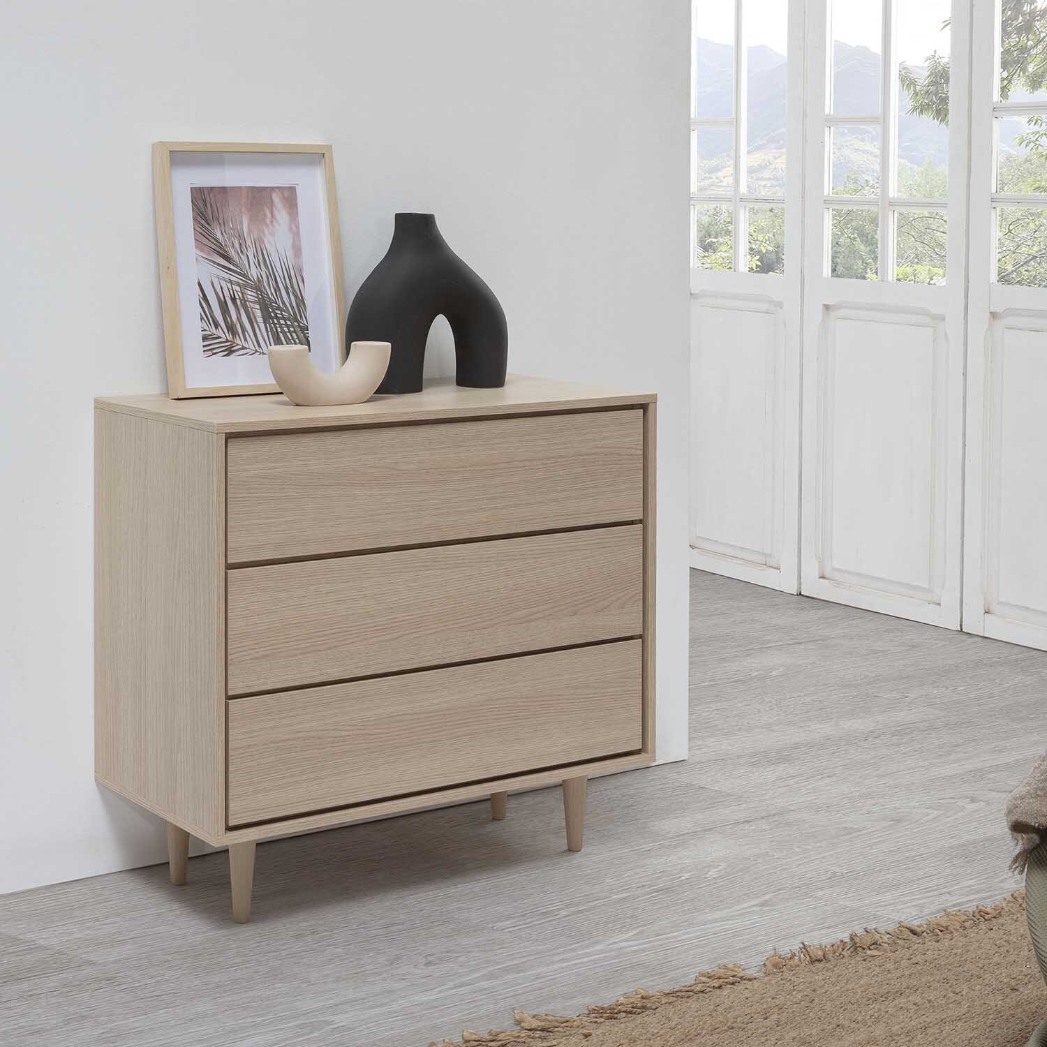 Towne 3 store drawer dresser